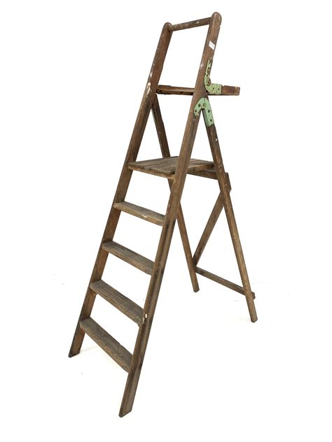 Painters Pine Five Rung Step Ladder By Youngman Steadfast H174cm