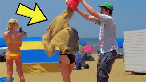 5 Funny Beach Pranks Summer Fails YouTube