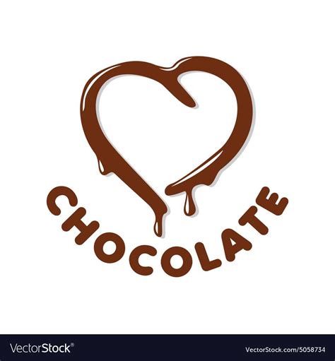 Logo Chocolate In A Heart Shape Download A Free Preview Or High
