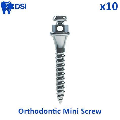 10 Dsi Dental Orthodontic Sterile Tad Mini Screw Implant Absolute