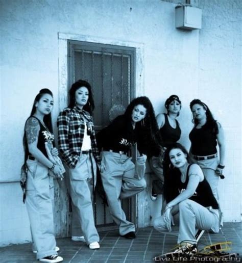 Cholos N Cholas Gangster Girl Gangster Party Real Gangster Chicana