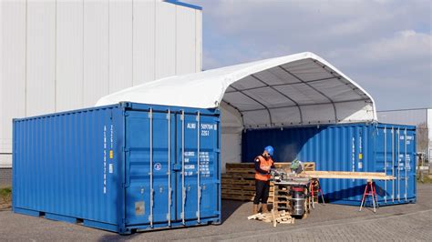 Container Shelter Tc612 Saddle Roof Kroftman 1