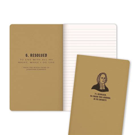 Heroes from Church History 1700s – Journal 2-Pack - Jonathan Edwards