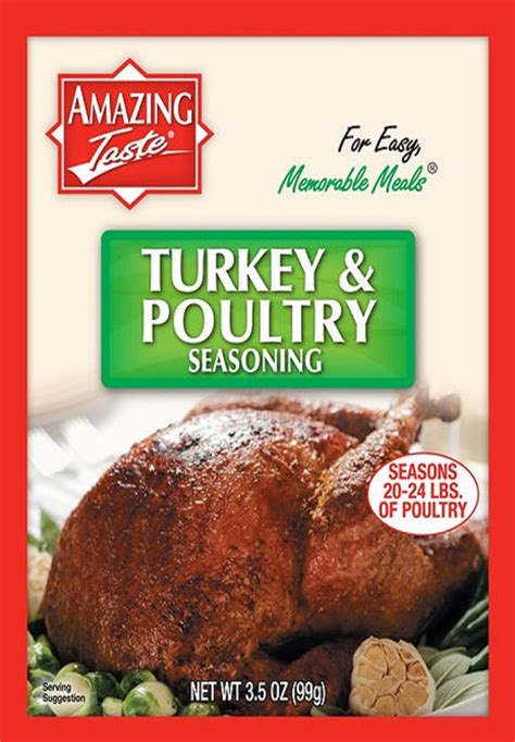 Turkey And Poultry Seasoning Amazing Taste Foods Inc