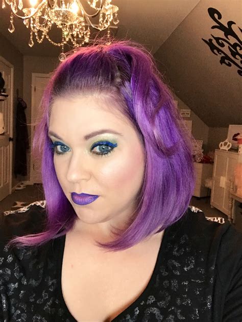 Pin By Brandi Jo Middleton On Makeup Ideas Purple Hair Hair Makeup