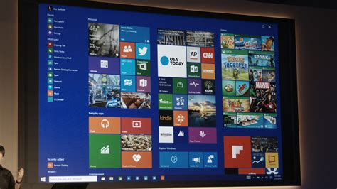 Windows 10 and windows 10 feature upgrades break the server essentials connector. This is Windows 10's Start Screen