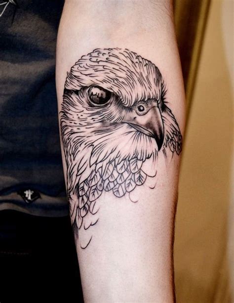 65 Small Eagle Tattoo Designs And Ideas For Men Falcon Tattoo Hawk