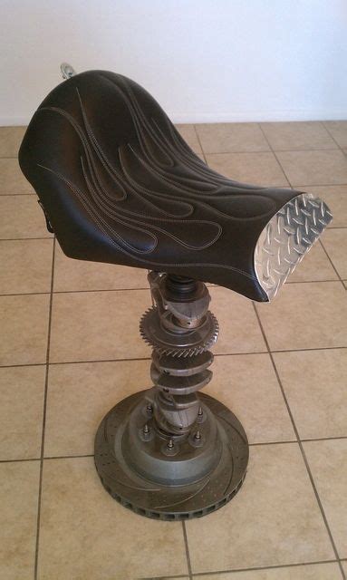 **features:**antique tractor seat designsolid construction360 degree rotatableadjustable. Motorcycle Bar Stool Seat | Garageware | Pinterest | Bar ...