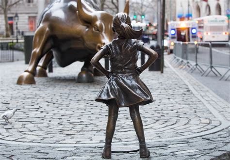 Fearless Girl Statue By Kristen Visbal New York City Wall Flickr
