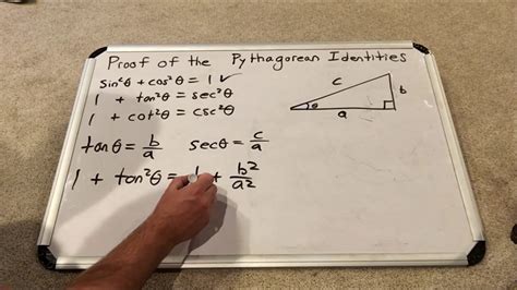 Trigonometry Proving The Pythagorean Identities Youtube