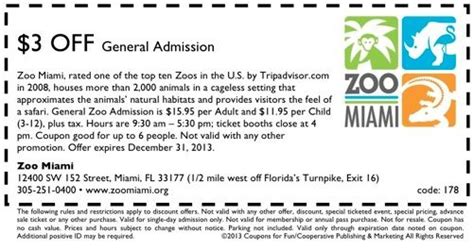 Zoo Miami In Miami Florida Get Savings Coupon Miami Florida Zoo