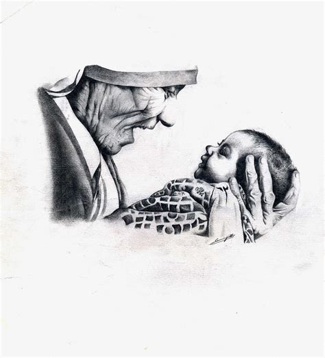 Pencil sketch Mother Teresa | Sreejith | Flickr
