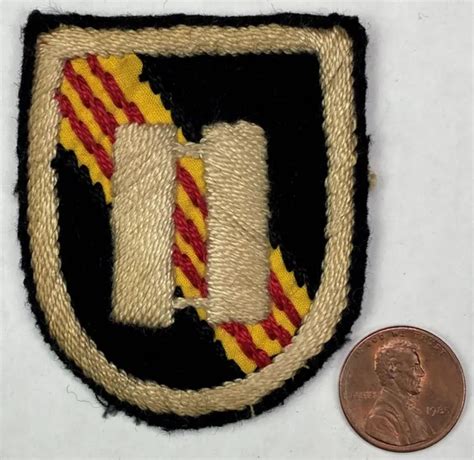 Original Us Army 5th Special Forces Beret Flash Patch Theater Made 90