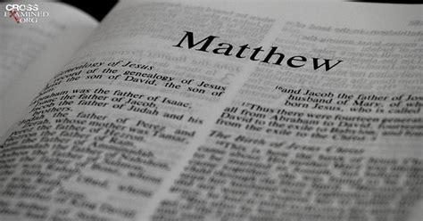 Who Wrote the Gospel of Matthew? | CrossExamined.org