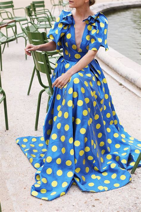 Wearing Polka Dots In Paris Wedding Guest Outfit Ideas Dots Fashion