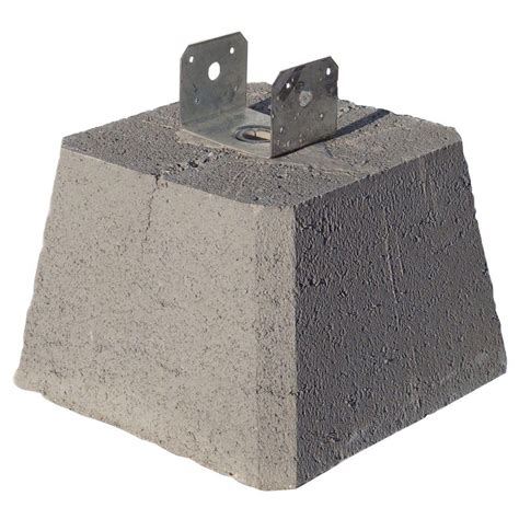 11 In X 11 12 In X 11 12 In Concrete Pier Block With Metal Bracket