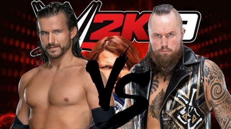 Wwe 2k19 Matches Adam Cole Vs Aleister Black Youtube