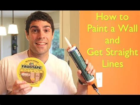 How to get straight a's closed. How to Paint a Wall and Get Straight Lines -- by Home ...