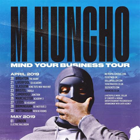 M Huncho Announces Mind Your Business Uk Tour Stereoboard