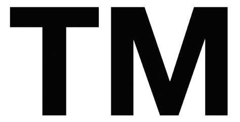 It complements the registered trademark symbol, ®, which is reserved for trademarks registered with an appropriate government agency. Trademark TM Symbol PNG Transparent Images | PNG All