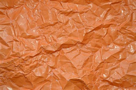 Texture Crumpled Paper Orange Stock Photo Image Of Surface Abstract