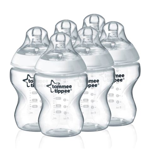Tommee Tippee Closer To Nature 260 Ml9fl Oz Feeding Bottles 4 Pack