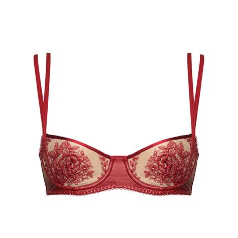 Le Rouge Cupped Bra By Loveday London