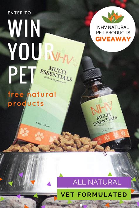 Nhvs Pinterest Giveaway Natural Pet Pet Care Dogs Dog Remedies
