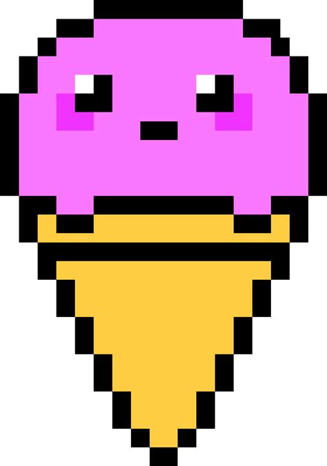 Download Ice Cream Pixel Art Easy Cute Pixel Art Full Size Png Image Pngkit