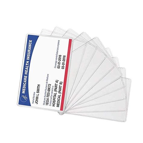 New medicare cards aim to protect people against identity theft, but scammers posing at medicare employees continue to target older americans. New Medicare Card Holder Protector Sleeve Clear 6 Mil ï¼ˆ10ï¼‰ Review | Card holder, Card sleeve ...