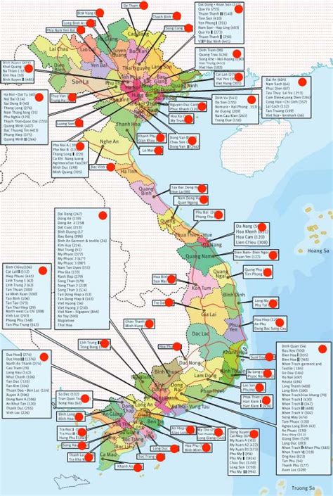 List Of Vietnam Industrial Zone And Vietnam Industrial Park Map In 2021