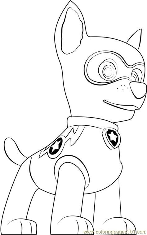 Chase Coloring Page Printable Coloring Pages