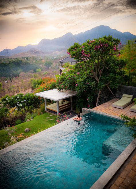Bali Villa Infinity Pool Backyard Swimming Pool House Villa Pool