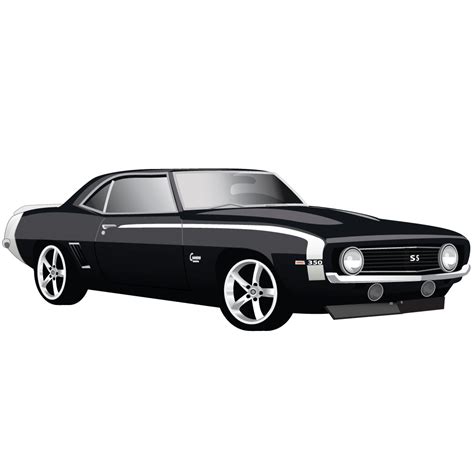 Muscle Car Chevrolet Camaro Ss Icon Classic American Cars Iconset