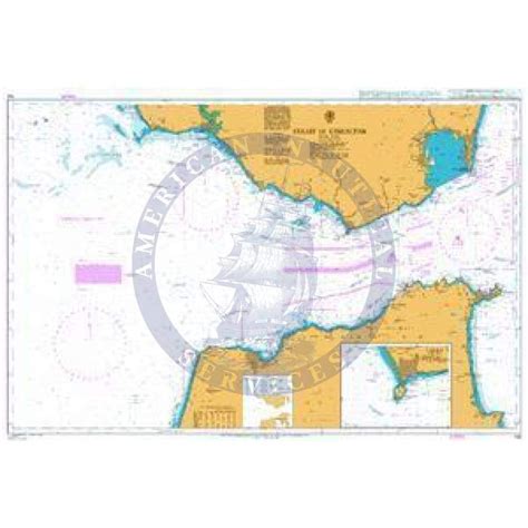 British Admiralty Nautical Chart 142 Strait Of Gibraltar Ba142