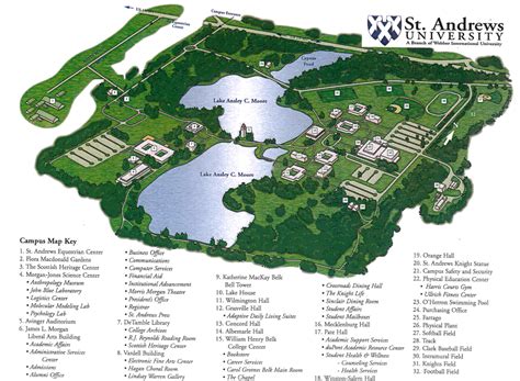 Map Of Campus St Andrews
