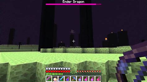 minecraft hardcore survival fighting the ender dragon youtube