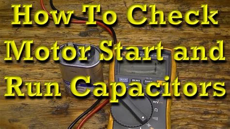 Your body and your legs will feel sore and extremely uncomfortable at the beginning, but if you persevere, your body will slowly. How to Check Motor Start and Motor Run Capacitors - YouTube