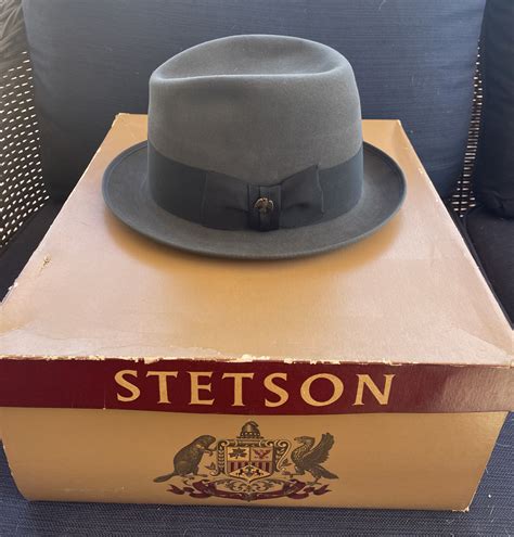 Vintage Stetson Royal De Luxe The Eagle Fedora Hat Me Gem