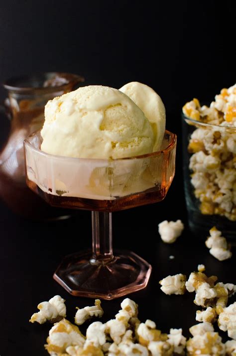 Kettle Corn Ice Cream Salted Caramel Popcorn Ice Cream The Flavor