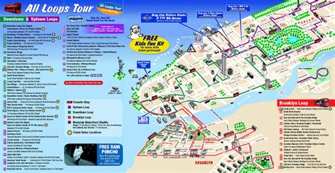 Large Printable Tourist Attractions Map Of Manhattan New York City For