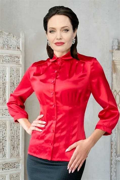 Pin By Dave Allen On Satin X Satin Blouses Satin Clothes Silk Outfit