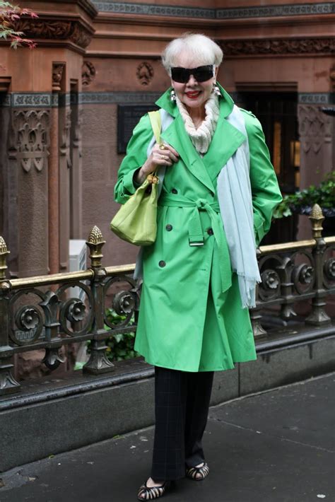 I Won T Be Afraid Of Color Advanced Style Raincoats For Women Older Fashion