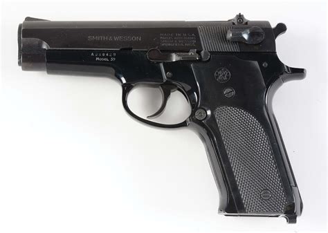 Lot Smith Wesson Model 59 9mm Semi Automatic Pistol Hot Sex Picture
