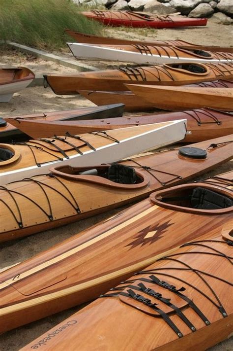 Arent These Kayaks Gorgeous Wood Kayak Canoe And Kayak Kayak