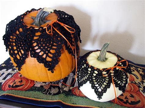 Add a cinnamon stick as the stem and you're good to go. Pineapple Pumpkin Crochet Lace Pattern | AllFreeCrochet.com