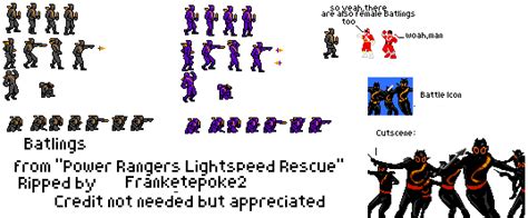 Game Boy Gbc Power Rangers Lightspeed Rescue Batlings The