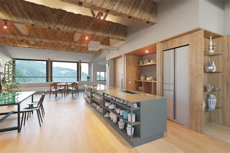 Artstation Modern Kitchen In Japan