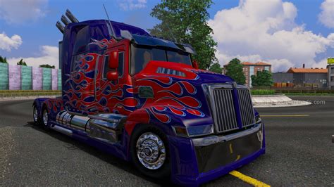 optimus prime truck transformer  ets mods