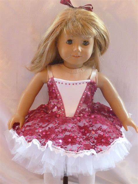 Cranberry Lace 18 Inch Doll Ballet Costume B83 Ballet Costumes Girl